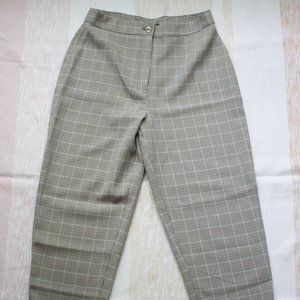 Nasty Gal brown checkered pant